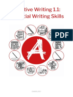 CW4EWS_0921 - Essential Writing Skills: Creative Writing 1.1 Course Breakdown (40