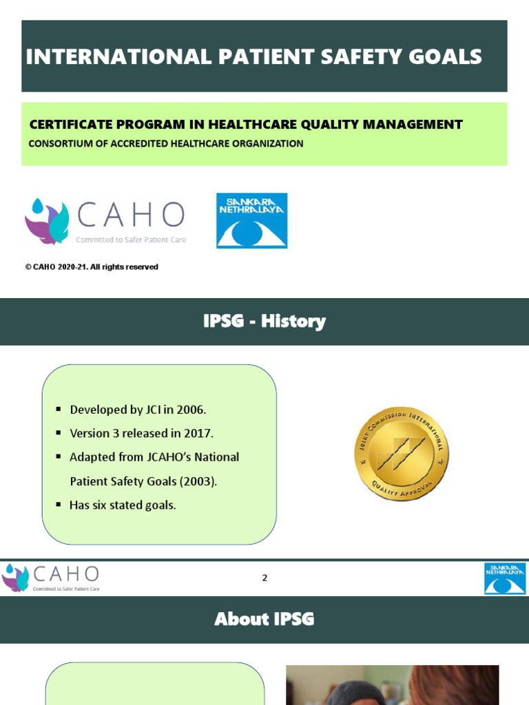 IPSG May28 | PDF | Surgery | Health Care