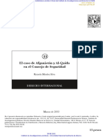 El Caso de Afganistan y Al Qaida en El Consejo de Seguridad