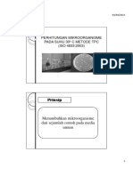 Pengujian TPC Metode Pour Plate