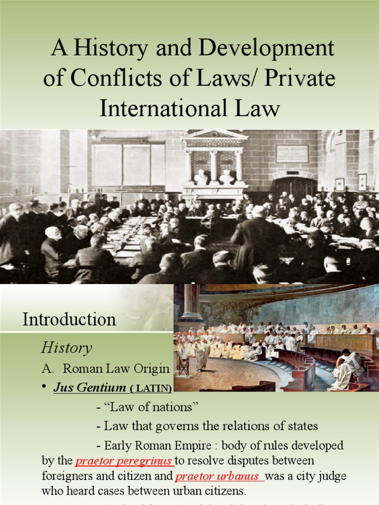Nature Of Private International Law