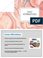 Daily Affirmations On Career