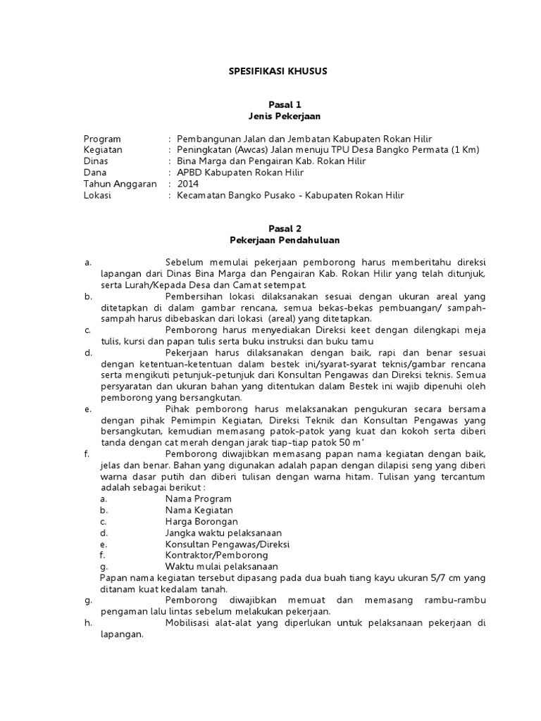 Spek Awcas | PDF