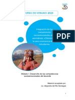 Módulo 1 - Integración de Las Competencias Socioemocionales en El Aprendizaje, El Bienestar y La Sana Convivencia de Los Estudiantes