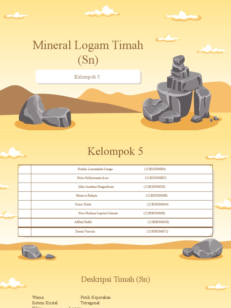 Karakteristik dan Manfaat Timah (Sn) | PDF