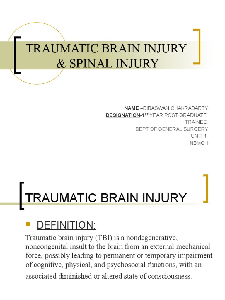 Traumatic Brain Injury | PDF | Traumatic Brain Injury | Injury