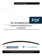 IIT Mathematics Methods of Differentiation Workbook