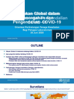 WHO Prevention and Control of COVID-19 (Lab - 28 June 2020) - BAHASA