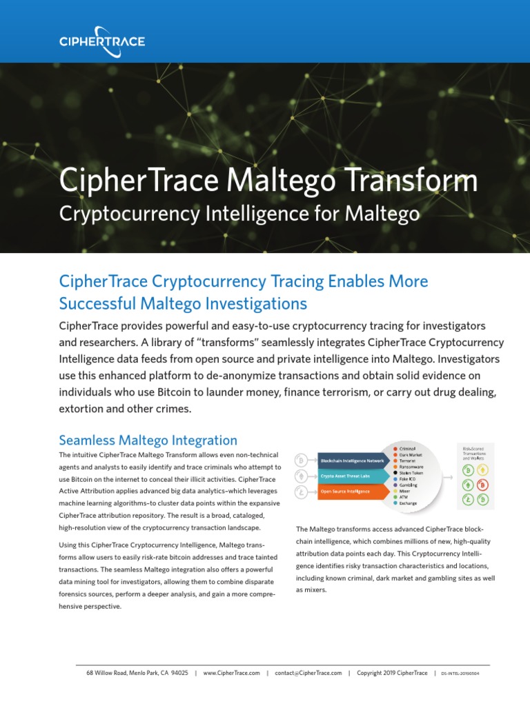 DS Maltego 20190507aNoCrop | PDF | Cryptocurrency | Bitcoin