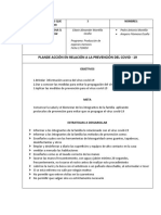 Plan de Prevencion Del Covid - 19