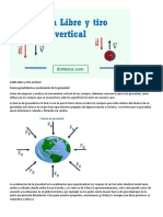 Caída Libre y Tiro Vertical