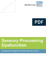 Sensory Processing Dysfunction