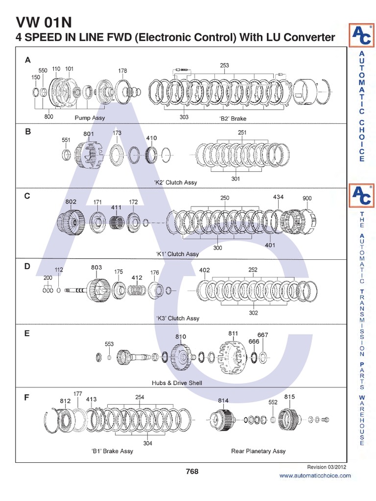 vw01n 2 PDF Manual Transmission Valve