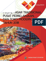 Profil Pasar Tradisional, Pusat Perbelanjaan, Dan Toko Modern Tahun 2018