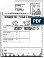 Examen5toGrado1erTrimestre2022 2023