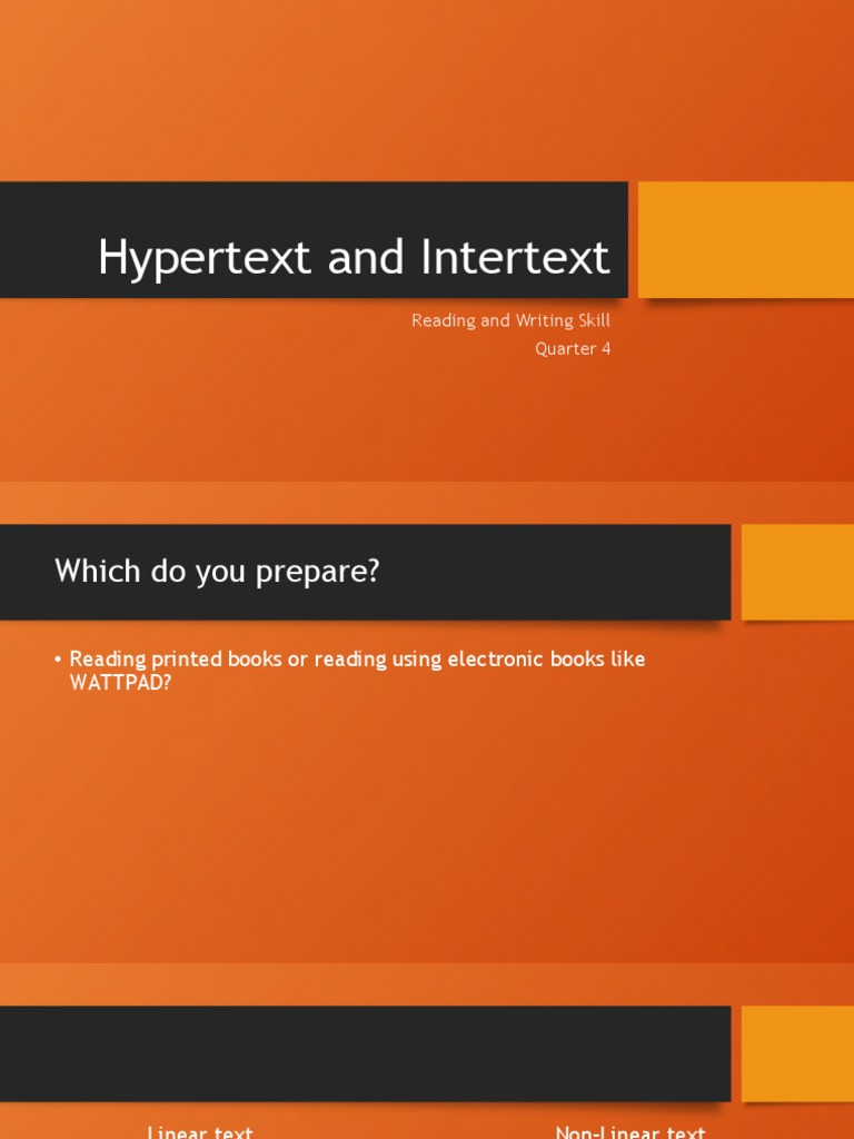 Hypertext and Intertext PDF