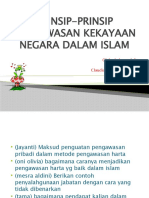 Prinsip-Prinsip Pengawasan Kekayaan Negara Dalam Islam