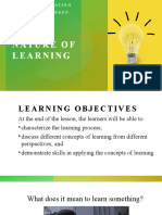 Facilitating Learner-Centered Teaching: Understanding the Nature of Learning