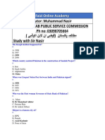 4 Pak Studies Notes Faizi Online Academy