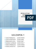 Pengantar Sistem Informasi Kelompok 5