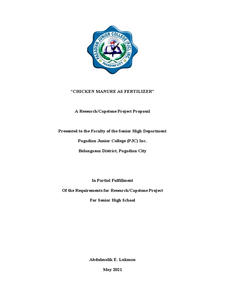 Chicken Manure Fertilizer Environmental Impact Assessment