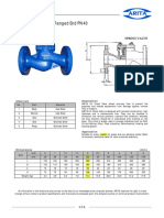 PN 40 Lift Check Cast Steel Flanged End