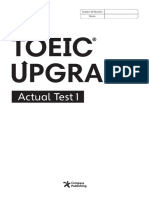 TOEIC Upgrade - Actual Test 1 - 161028