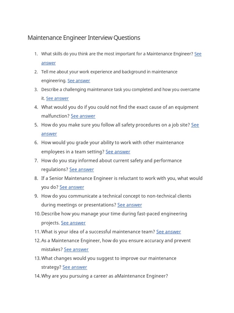 maintenance-engineer-interview-questions-11-2-2022-pdf-engineer
