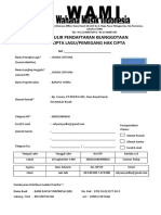 Formulir Pendaftaran & SKU Individu 2022