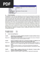 Economics Course Outline LAW ECON 1101