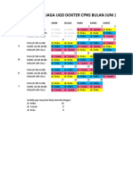 Jadwal Juni