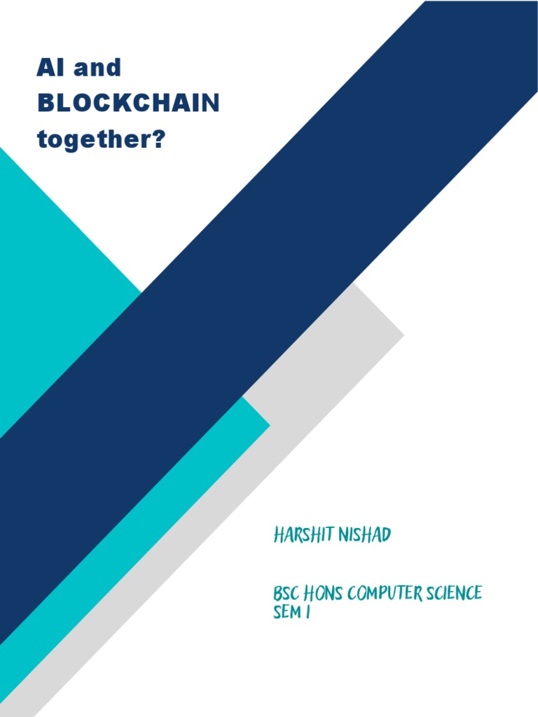 Ai And Blockchain Together Pdf Artificial Intelligence