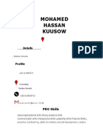 Mohamed Hassan Kuusow Finance Profile