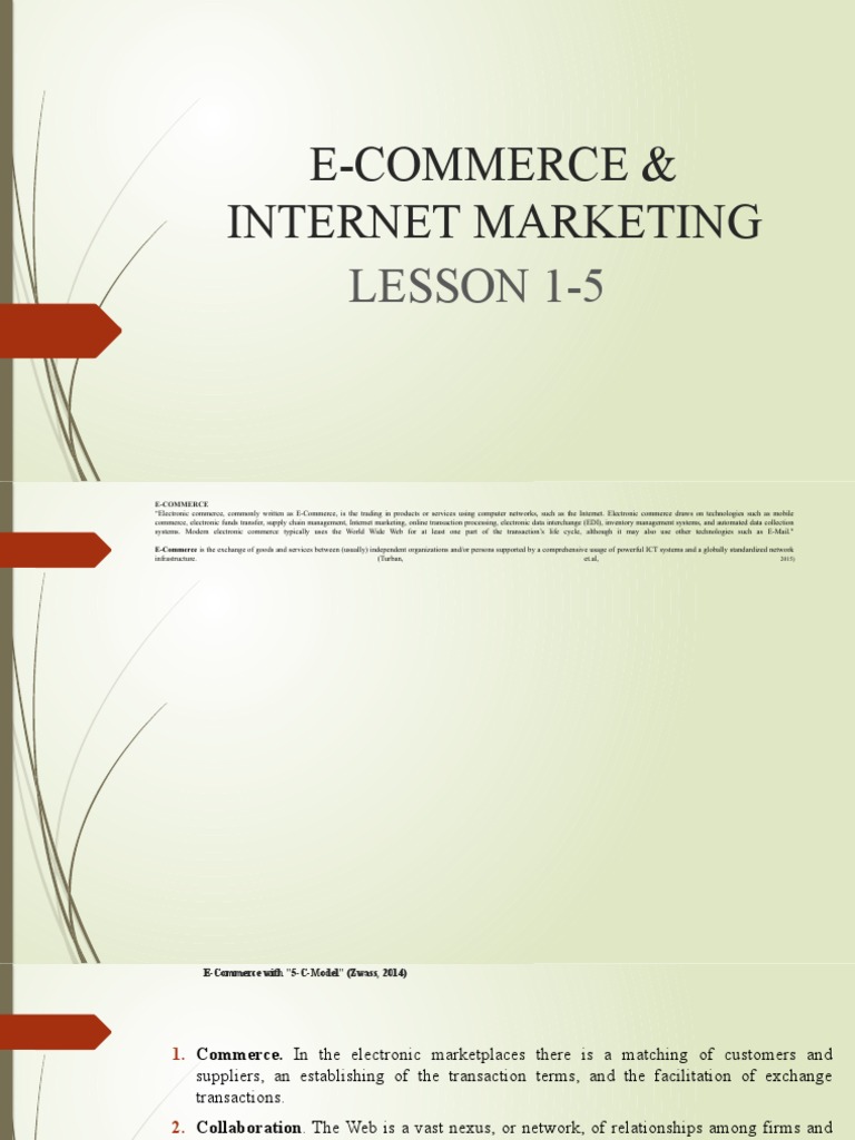 E-Commerce Fundamentals and Models | PDF | E Commerce | E Government