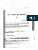 Valeur et finance d'entreprise