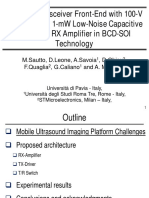 1 - A PMUT Transceiver Front-End With 100-V TX Driver and Low-Noise Voltage Amplifier in BCD-SOI Technology