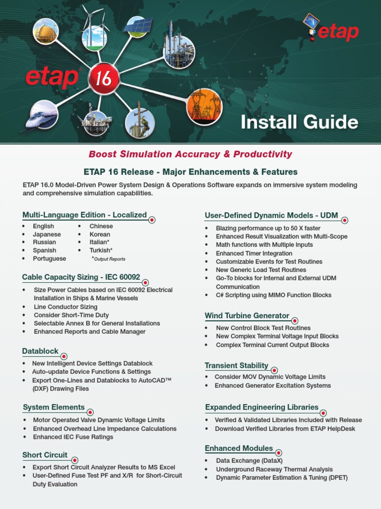 Installation Guide ETAP | PDF | Installation (Computer Programs ...