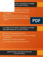Nature, Function and Regulatory Framework of Accounting Explained