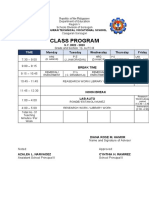 Class Program