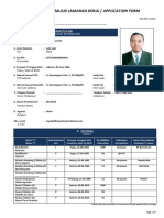 Formulir Lamaran Kerja