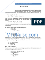 17CS664_Module3_Lists_Dictionaries_Tuples(python)