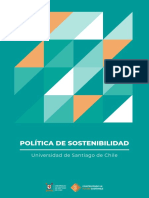 Politica de Sostenibilidad Universidad de Santiago de Chile