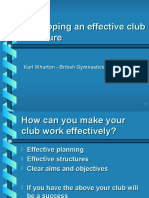 Developing An Effective Club Structure