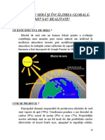 Efectul de Seră Şi Încălzirea Globală