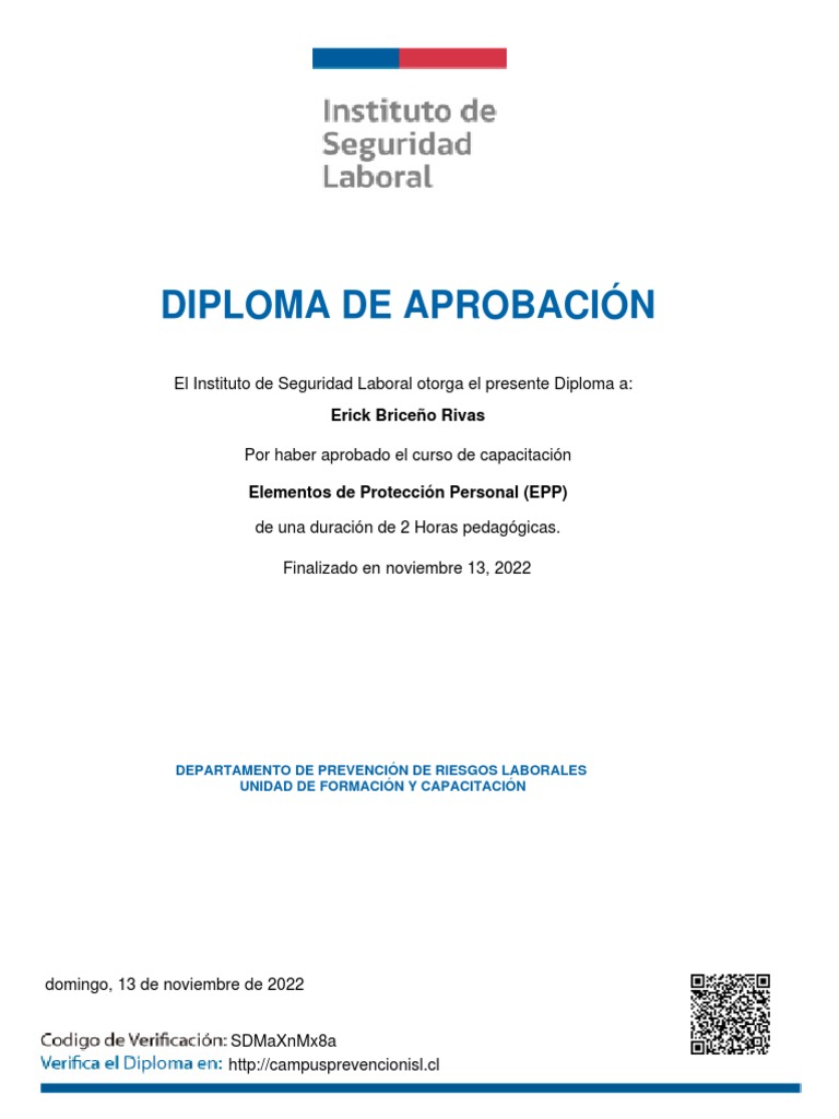 Epp Certificado EB PDF