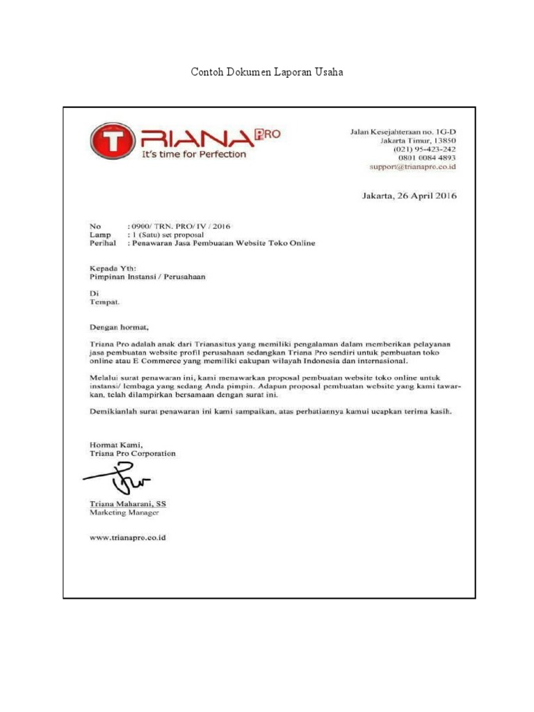 Dokumen Usaha Tugas Pkk Pdf