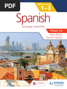 IB MYP 1-3 p3-4 Spanish SAMPLE