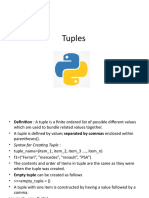 Python Tuples Unit2