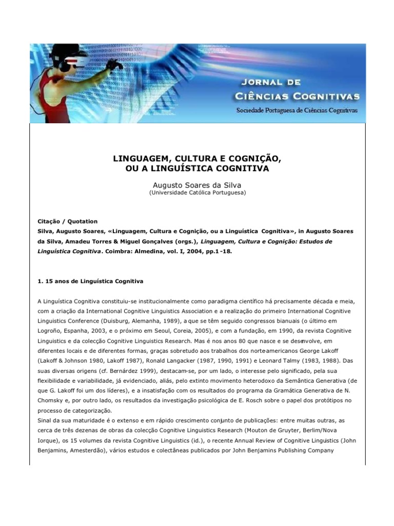 La Linguistica Cognitiva 1003586 Studocu
