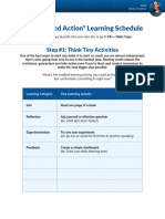 Learning Ritual #1 Exercise - "Guaranteed Action" Learning Schedule